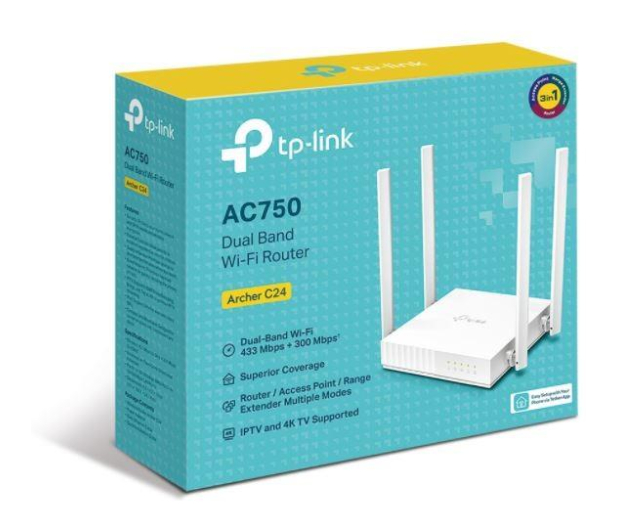 TP-LINK Archer C24 AC750 1WAN 4LAN - 659535 - zdjęcie 4